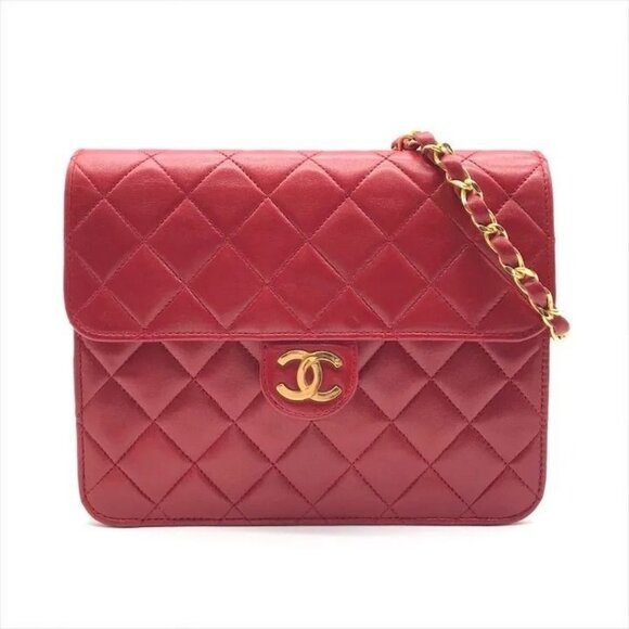 CHANEL Handbags - Authentic CHANEL 24K Vintage Classic Single Flap Bag Quilted Lambskin Chain Tote